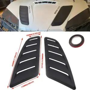 본넷덕트 ABS 차량용 공기 흡입 특종 보닛 후드 벤트 프론트 포드 머스탱 2015-2017 패널 트림 2개