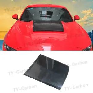 본넷덕트 2015 2017 포드 머스탱 로쉬 후드 스쿠프 FRP 탄소 섬유 프론트 보닛 차량용