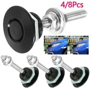 본넷덕트 48개 퀵 래치 후드 핀 잠금 릴리즈 차량용 범퍼 보닛 125인치 알루미늄 합금