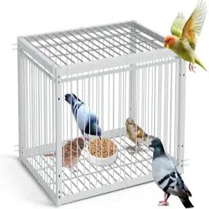 작은 새들을 위한 탈출 방지 새 덫이 있는 비둘기 우리 일방통행 입구 메추라기 U-트랩 도어 트래핑