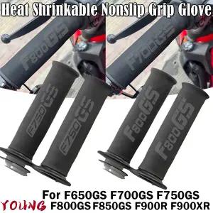 BMW F650GS F700GS F750GS F800GS F850GS F900R F900XR GS 오토바이 범용 열 수축 그립 커버 미끄럼 방지