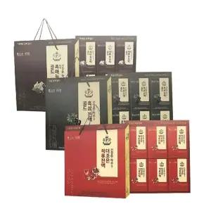청다원 흑삼진액골드 흑마늘 석류진액 30포 흑삼진액골드 흑마늘진액 부모님선물세트