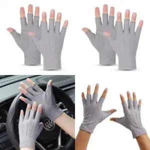 ( )남성 반장갑 그레이 여름용등산장갑 등산용반장갑