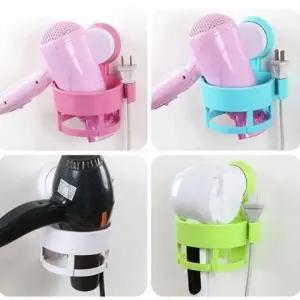 드라이기 홀더 선반 거치대 다용도 욕실 용품 컬러풀 기거 기선반 정리 기거치 리빙 흡착