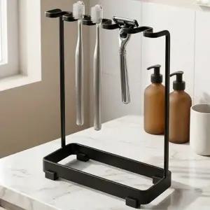 다용도 철제 거치대 욕실용품 면도기 칫솔걸이 LIV033