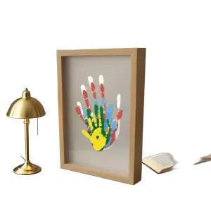 손바닥 액자 DIY 손도장 핸드프린트 공예 가족 추억
