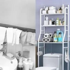 욕실 화장실 정리대 확장 선반 수납 렉 조립 거치대
