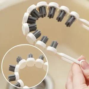 ( )편리한 미니 유연 틈새 브러쉬 욕실 세면대 청소솔