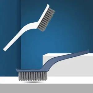 (색상 화이트)집게 내장 욕실 청소솔 브러쉬 바닥 타일 배수구 머리카락 틈새 주방 청소도구