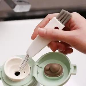 (사이즈 13.5x2.5x1.5cm)브러쉬 듀얼 사용 편리한 청소솔 욕실 틈새