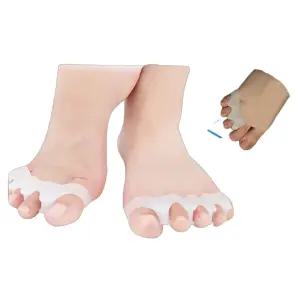 발가락 교정기 중지 지지대 통증완화 고정밴드 휜발 교정