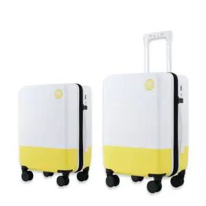 코닥캐리어 스마트 확장형 캐리어 20인치 26인치 2종 풀세트 화이트 옐로우