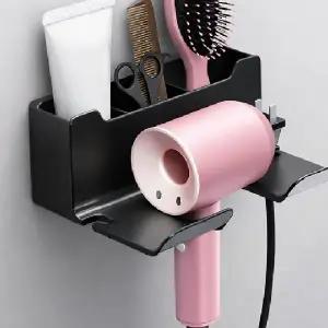 헤어 수납함 욕실 거치대 정리 드라이기 다용도