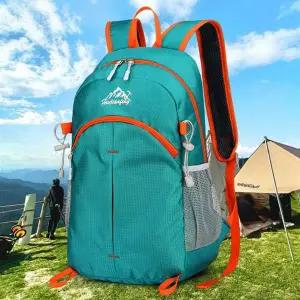 마운틴스 XZZ822D2 폴딩 백팩 트레킹 여행 보조 등산 가방 그린