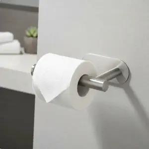 ( )스테인리스 욕실 휴지걸이 무타공 벽걸이 화장지 거치대 선반형