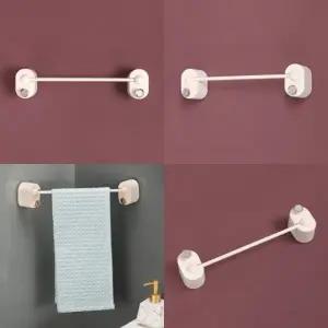 ( )코너 벽면 접착식 수건걸이 30cm 아이보리 화장실수건걸이 욕실타올걸이 타월걸이