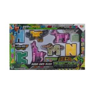 와일드테라 ECO821U5 알파벳 변신로봇 어린이 로봇장난감 조립