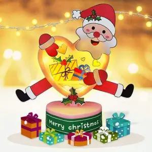 만들기 QUC400Z3 크리스마스 산타 LED 무드등