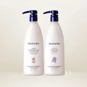 누들앤부 아기 키즈 올인원 워시 뉴본+로션 473ml 2개순한 잔향