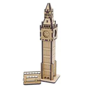 3D나무퍼즐 XZN096E0 영국 빅벤 건축물 형조립 만들기 취미