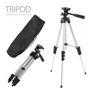 [골드스마일]4단조절 컴팩트 초경량 삼각대 카메라 DSLR 수평계