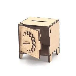 3D나무퍼즐 ZUR306B3 귀여운 미니 비밀금고 형 만들기