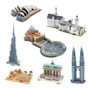 3D퍼즐 MSO761G9 세계유명건축물 랜드마크3 7종 형 만들기