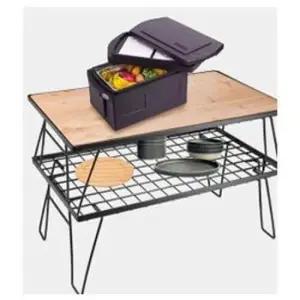 미니테이블 캠핑멀티테이블 플레이트 다용도 바비큐 야영 CM73