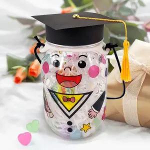 졸업 JJA747M3 입학 축하 선물 투명 보틀 만들기(4인묶음포장)