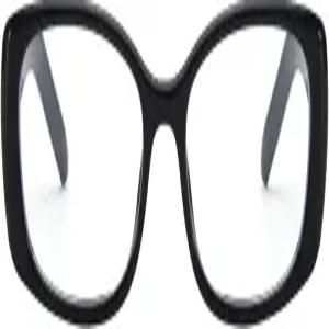 여성용 KISVIBE 사각형 블루 라이트 글래스 오피스-사이렌 안티 스트레인 자외선 차단 투명 렌즈가 장착된