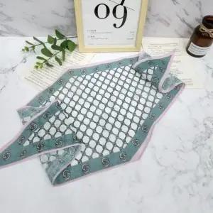 [애슬릿] 쁘띠 스카프 여성 여름 얇은 미니 마름모 목 엄마