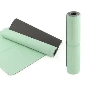 TBZ TPE 가이드라인 6mm 그린 요가매트 대형요가매트