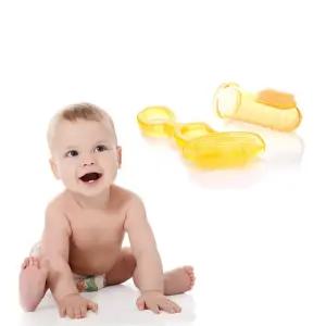 스위스나뚜리치 유아 칫솔 모모핑거 실리콘 스탠드업 모음 택 1