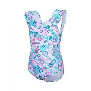 RENOMASWIM 여아 유니콘 셔링 U백 원피스수영복 민트 RN-GS2G501-MN 110974