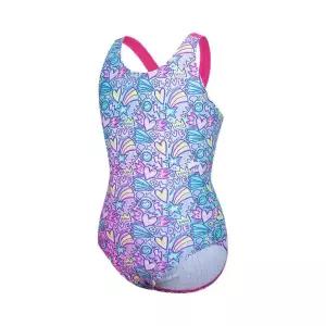 RENOMASWIM 여아 하트그래픽 U백 원피스수영복 핑크 RN-GS2G503-PK 110972