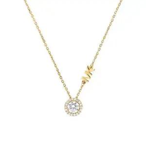 [마이클코어스] MK로고 펜던트 실버 목걸이 MKC1208AN 710 154772512