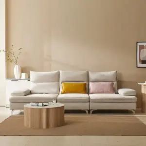 [보루네오하우스]까이 4인 패브릭 소파 스윙 각도조절 WH22R (착불)