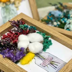 드라이플라워 원목액자 3D DIY 방과후 도서관 늘봄 학교 수업 단체행사 감사 선물 재료
