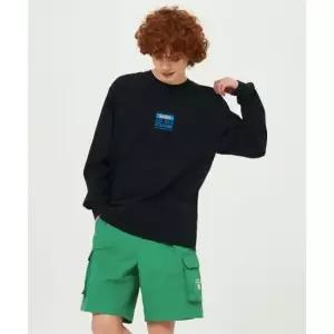 코닥 에센셜 스몰 워딩 긴팔티셔츠 BLACK 452324