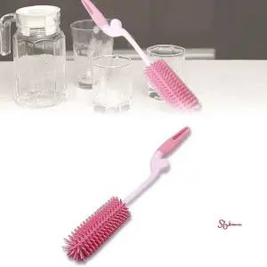 실리콘 텀블러 물병컵 보온병 젖병 브러쉬 세척솔efg391