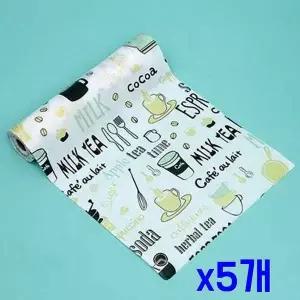 [골드스마일]TBZ 오염방지 주방 다용도 서랍매트(30cmx3m) (블루) x5개