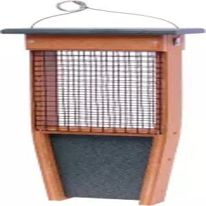 AmishToyBox.com 스위트 케이크 버드 피더 - 파일레이트 딱따구리 누태치 및 플리커(터프 그린 시더)를