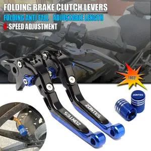 호환  ZONTES 브레이크 클러치 레버 세트 조절 접이식 레버 Zontes Zt310t 310V 310x 310R