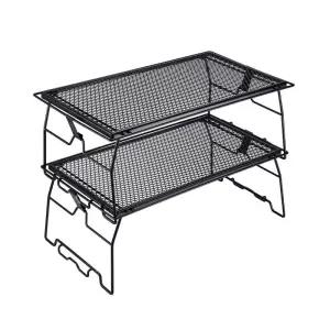 폴딩 수납 선반 테이블 접이식 컴팩트 브레이크 기능