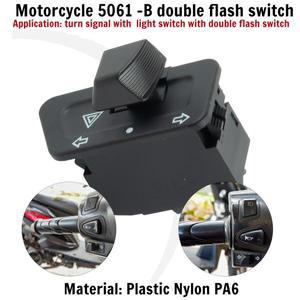 오토바이 전기 자동차 액세서리 개조 5061 B 타입 스티어링 벨트 플래시 스위치라이트 포함 방향 지시등