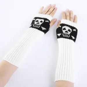 패션팔토시 해골 니트 핸드워머 겨울 팔토시 방한용품