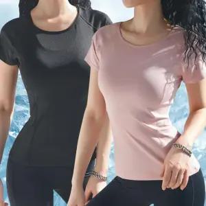 [에스에스_63]여성 운동티셔츠 상의 요가복 커버업 운동복