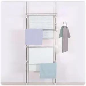 빨래걸이 기둥형 접이식 빨래건조대 4단 공간활용