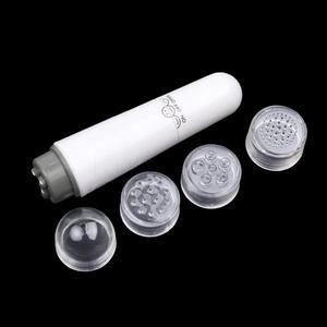 전기 미니 마사지 펜 휴대용 4 헤드 눈 얼굴 관리 리프팅 진동기