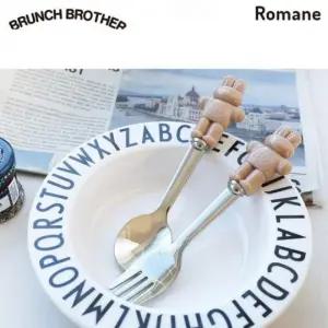 스푼포크 커트러리 도넬 식탁수저 세트 베이지